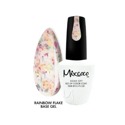 Mixcoco Rainbow 10 Flake Base Gel 15ml