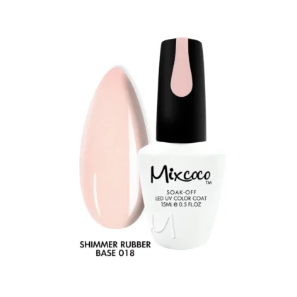 Mixcoco Shimmer Rubber Base 018 15ml - Sombre Cosmetics - Sombre Cosmetics - 