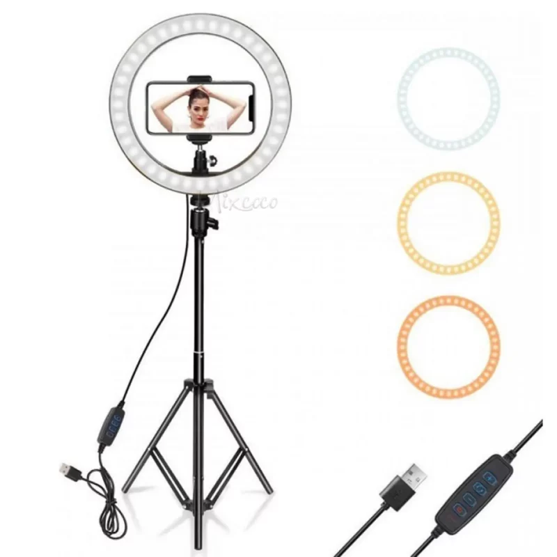 Mixcoco Ring Light με Τρίποδο 30cm - Sombre Cosmetics - Sombre Cosmetics - 