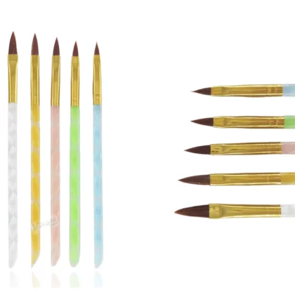 Mixcoco Σετ Πινέλα Ακρυλικού 5τμχ