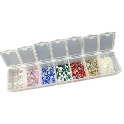 Mixcoco Κασετίνα Multi Strass Σετ 7 Χρώματα